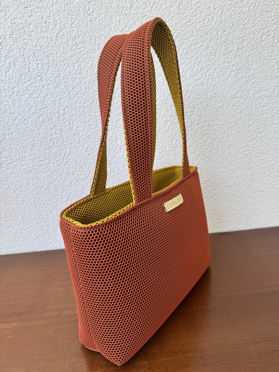 GERLINA Handtasche Medium – Orange/Gelb (Unikat)