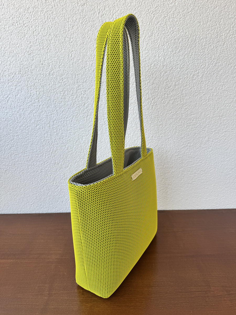GERLINA Handtasche Medium – Grün/Grau (Unikat)