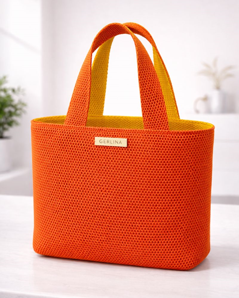 Handtasche Medium - Orange/Gelb