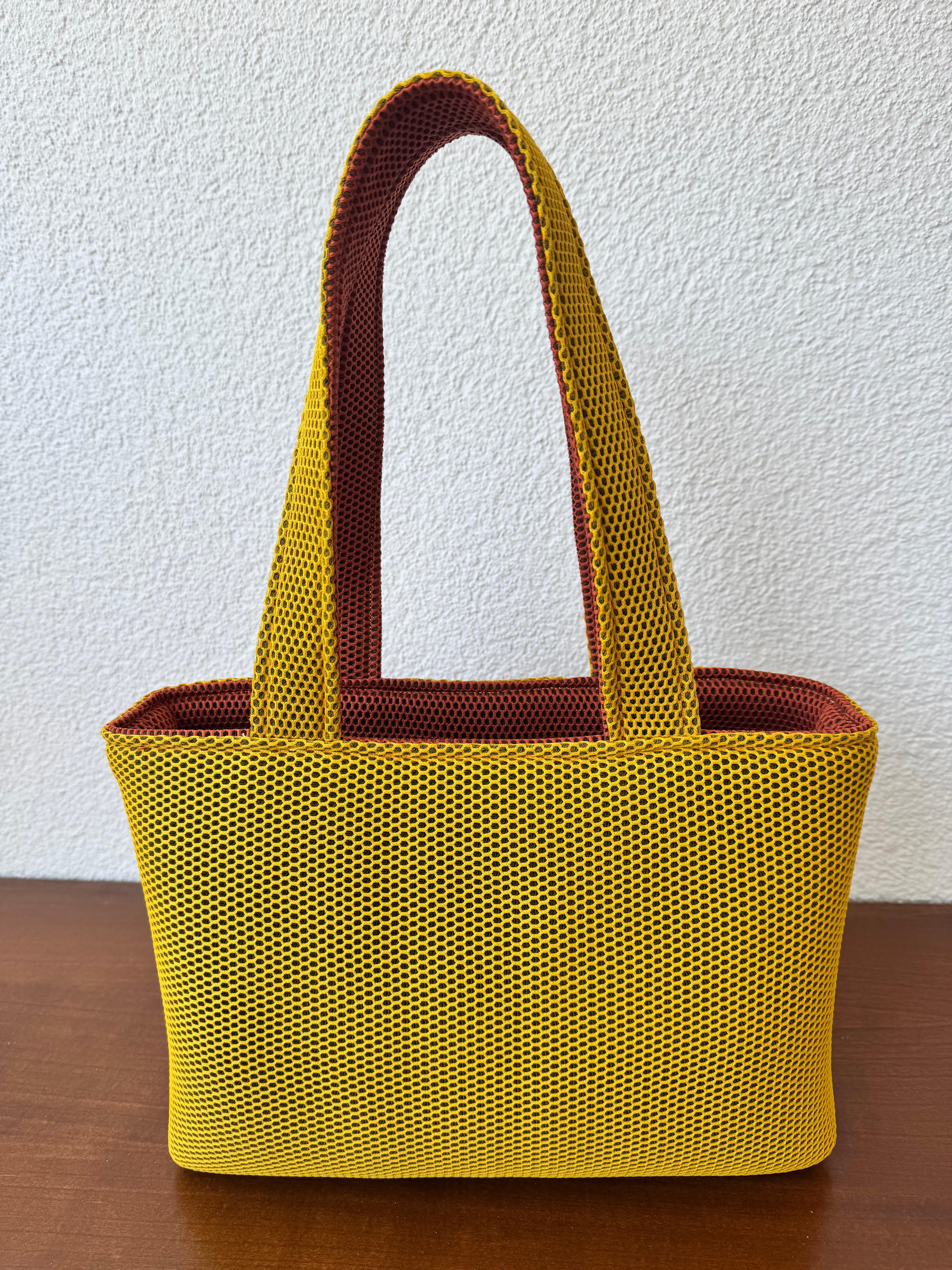 GERLINA Handtasche Medium – Orange/Gelb (Unikat)